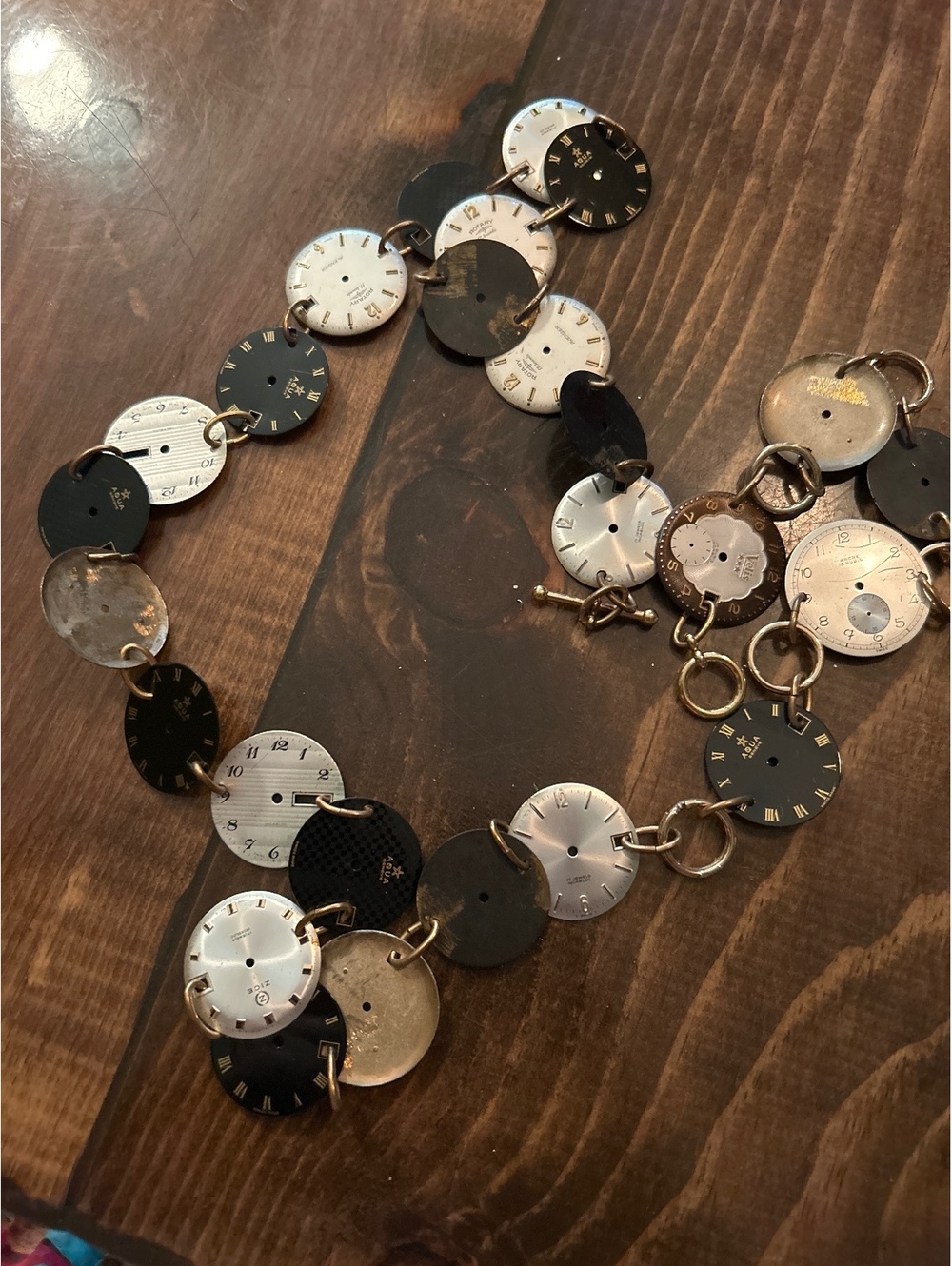 Vintage belt  Watch face